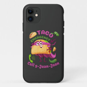 Taco Noodoproep 9 Juan Mexican Food Lover Case-Mate iPhone Case