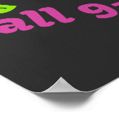 Taco Noodoproep 9 Juan Mexican Food Lover Poster (Hoek)