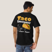 Taco Noodoproep 9 Juan T-shirt (Achterkant volledig)
