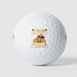 Taco Noodoproep Grappig Cinco de Mayo Mexicaans Golfballen