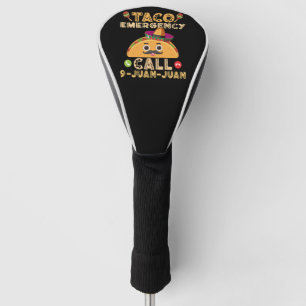 Taco Noodoproep Grappig Cinco de Mayo Mexicaans Golfheadcover