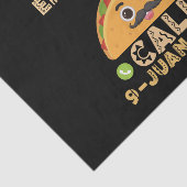 Taco Noodoproep Grappig Cinco de Mayo Mexicaans Tissuepapier (Detail)