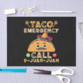 Taco Noodoproep Grappig Cinco de Mayo Mexicaans Tissuepapier (Craft)