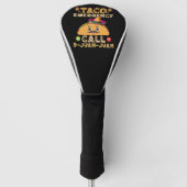 Taco noodoproep Grappige Cinco de Mayo Mexicaan Golfheadcover (Voorkant)