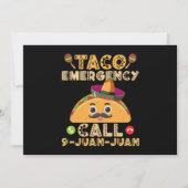 Taco noodoproep Grappige Cinco de Mayo Mexicaan Kaart (Voorkant)