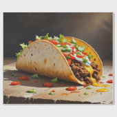 taco-ontkoppeling van het stilleven cadeaupapier (Vlak)