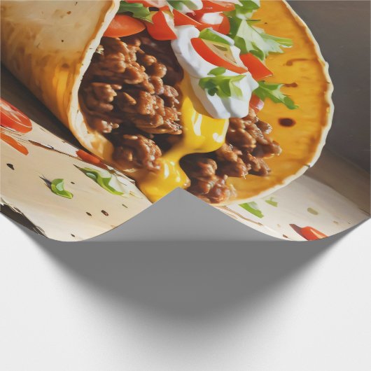 taco-ontkoppeling van het stilleven cadeaupapier (Hoek)