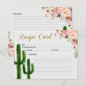 Taco-out Love Vrijgezellenfeest Recipcard Kaart (Voorkant / Achterkant)