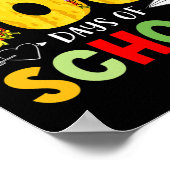 Taco over 100 dagen van school Tacos Lover Happy 1 Poster (Hoek)