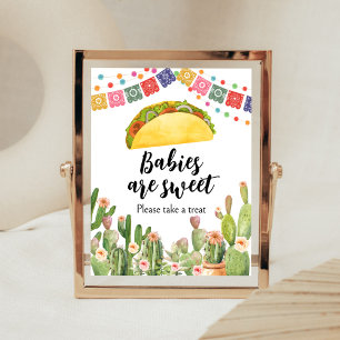 Taco Over A Baby Fiesta Baby's zijn lief Poster