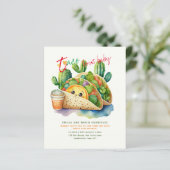 Taco 'over Baby Fiesta Baby shower Plezier Schatti (Staand voorkant)