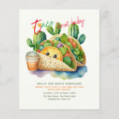 Taco 'over Baby Fiesta Baby shower Plezier Schatti (Voorkant)