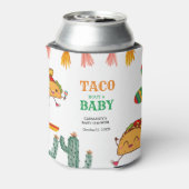 Taco over Baby Mexicaanse Baby Shower favorieten Blikjeskoeler (Blikje Achterkant)