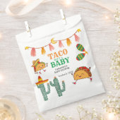 Taco over Baby Mexicaanse Baby shower gunsten Bedankzakje (Geknipt)