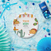 Taco over Baby Mexicaanse Baby shower gunsten Papieren Bordje (Feest)