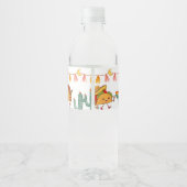 Taco over Baby Mexicaanse Baby shower gunsten Waterfles Etiket (Achterkant)