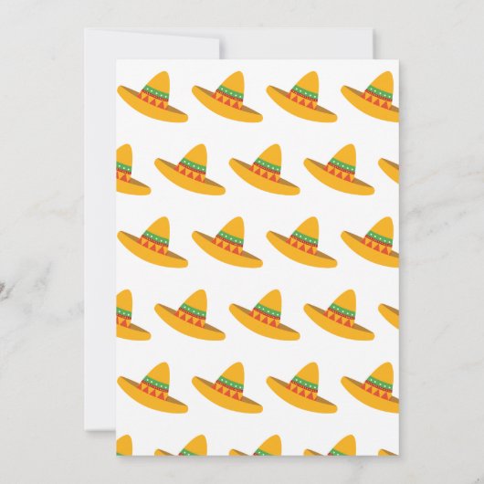 Taco over Baby Spaans Uitnodiging (Achterkant)