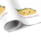 Taco Over Cute Kawaii Taco Cadeaupapier (Rol Hoek)
