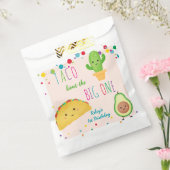 Taco over de grote verjaardag van het één-vijfdeth bedankzakje (Gezegeld)