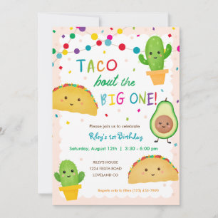 Taco over de grote verjaardag van het één-vijfdeth kaart
