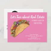 taco over de verkoop van verhaalsmogelijkheden voo briefkaart (Voorkant / Achterkant)