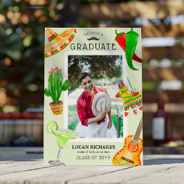 Taco over een afgestudeerde' Mexicaanse afstudeerf Aankondiging
