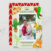 Taco over een Afstuderen Afstuderen Aankondiging (Voorkant / Achterkant)