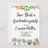 Taco 'Over een Afstuderen Fiesta Party Kaart (Voorkant)