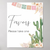 Taco over een Baby Baby shower gunsten Poster (Voorkant)