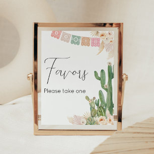 Taco over een Baby Baby shower gunsten Poster