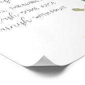 Taco Over Een Baby Baby shower Moeder Osa Bar Poster (Hoek)