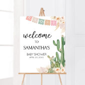 Taco over een Baby Baby shower Welkom Poster