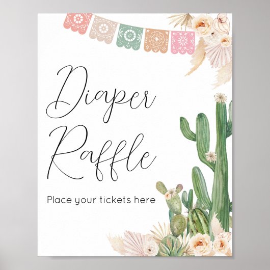 Taco over een Baby Baby showers luierloof Poster (Voorkant)