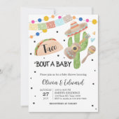 Taco over een Baby cactus Baby shower Kaart (Voorkant)