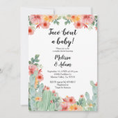 Taco over een Baby Cactus Baby shower uitnodiging (Voorkant)