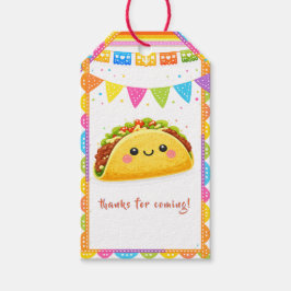 Taco over een baby - Cadeautag voor babyfeestje Cadeaulabel