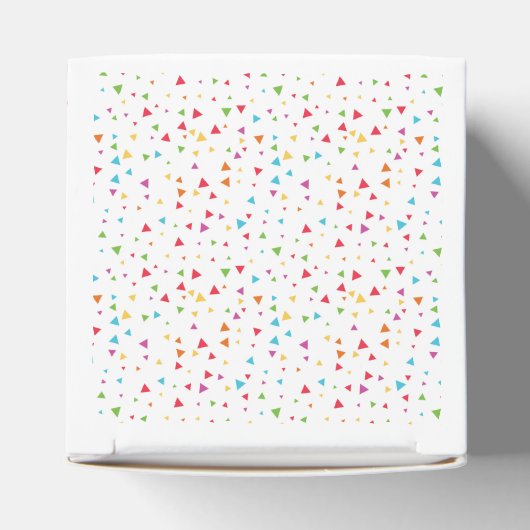 Taco over een Baby Dank je Bedankdoosjes (Bovenkant)