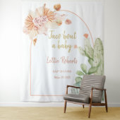 Taco 'Over een Baby, Fiesta Baby shower Achtergron Wandkleed (In situ)