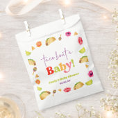 Taco over een Baby! Fiesta-Baby shower Bedankzakje (Geknipt)
