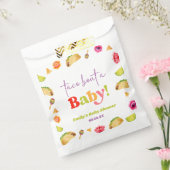 Taco over een Baby! Fiesta-Baby shower Bedankzakje (Gezegeld)