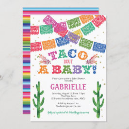 Taco over een Baby, Fiesta Baby shower Kaart