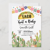 Taco over een Baby Fiesta Baby shower Kaart (Voorkant)