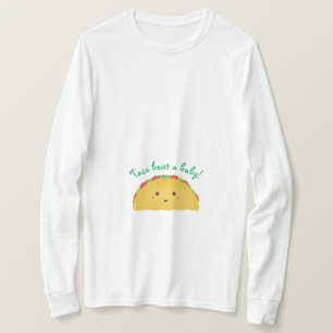 Taco over een baby - fiesta thema t-shirt