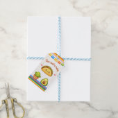 Taco over een baby shower cadeaulabel (Met Touw)
