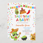 Taco over een Baby shower Kaart (Voorkant / Achterkant)