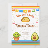 Taco over een baby shower kaart (Voorkant)