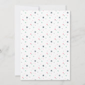 taco over een baby shower mexicaanse fiesta kaart (Achterkant)