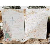 Taco Over Een Baby shower Nodigt Boho Genderonthul Kaart