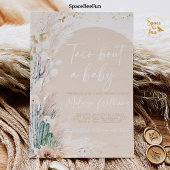 Taco Over Een Baby shower Nodigt Boho Genderonthul Kaart