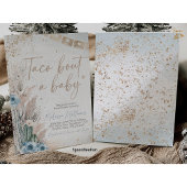 Taco Over Een Baby Shower Uitnodigingen Boho Jonge